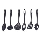 Jogo de Utensilios 6 Peças de Nylon Utily Preto